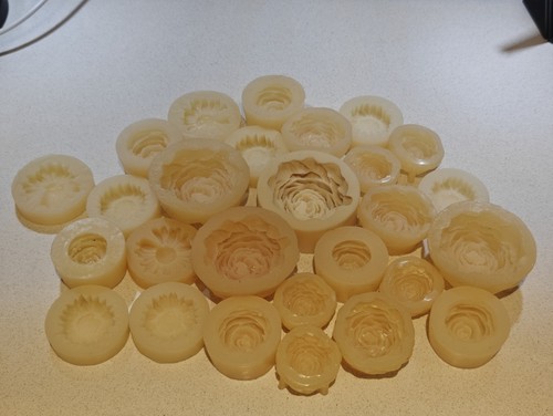 Silicone floral wax melt - silicone,