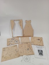 GIFT CLOCK Kit All-Wooden Laser-Cut Wall Clock with Instructions - NEW 