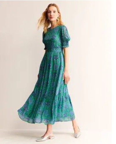 Boden smocked cuff maxi - boden, dress