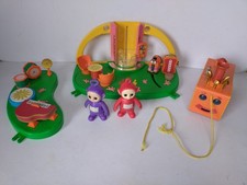 Teletubbies Musical Superdome and Band Stand Play Sets Tubby Custard Train