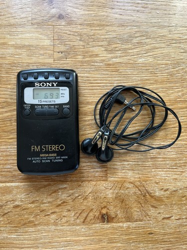 Sony srf m606 portable - srf-m606, fm