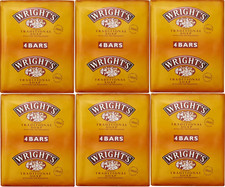 Wrights Traditional Soap with Coal Tar Fragrance 100g 4 Bars x 6