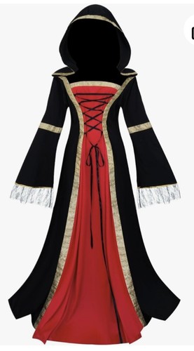 Biglufu womens black red gold - black,