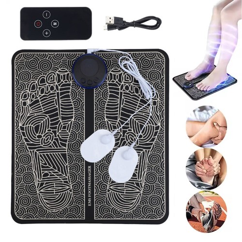 Portable ems foot massager mat - ems,
