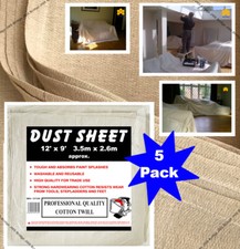 5 X Dust Sheets For Painting &