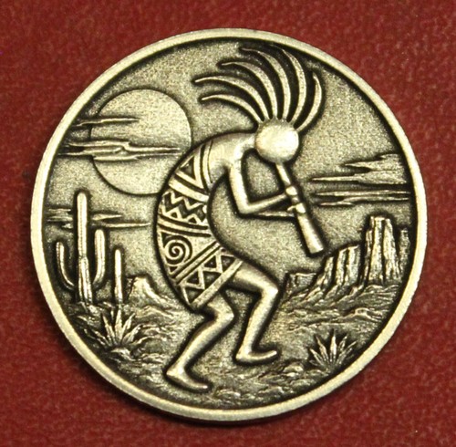 Hobo nickel kokopelli - nickel, made
