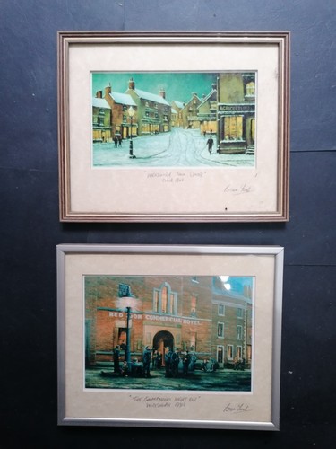 Pair signed brian flint - pair,