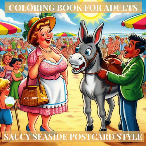 Saucy seaside postcard - saucy,