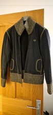 Fred Perry Sportswear Vintage Women's Warm Navy Mohair Retro Zip Cardigan Top 14