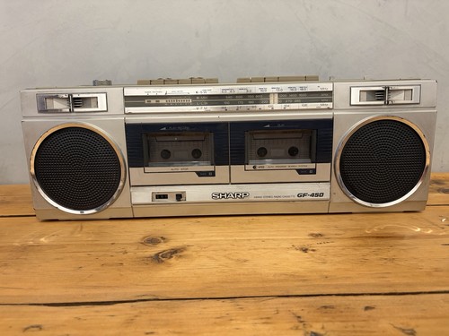 Sharp 450 boombox stereo - boombox,