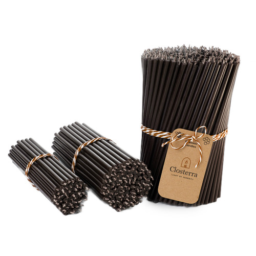 Very thin black - very, taper