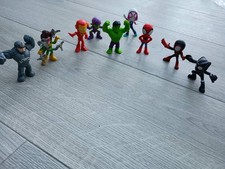 Marvel. Spidey And His Amazing Friends Toy Figures Bundle . 4", 9 toys.
