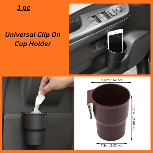 Universal clip cup holder - clip,