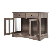 Dog Crate Furniture End Table