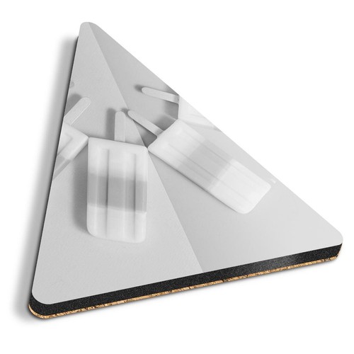 Triangle coaster ice - coaster,