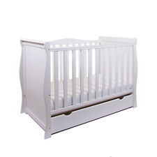Baby Willow White Sleigh Cot /