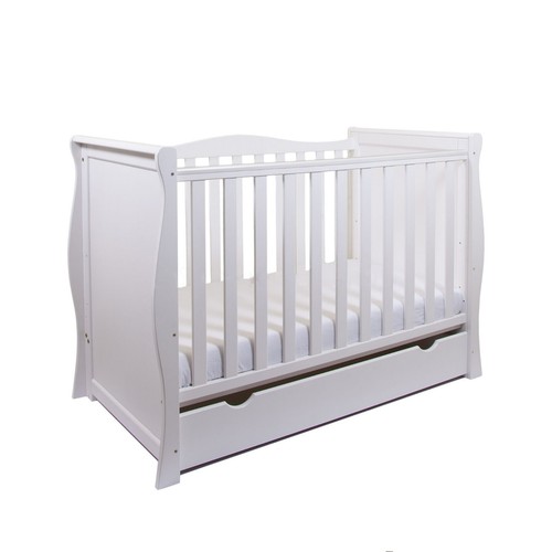 Baby willow white sleigh cot - willow,