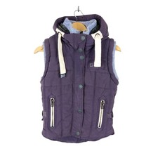 Superdry Womens Purple Mountaineer Gilet Size Small