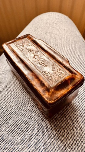 Antique victorian pressed horn - antique,