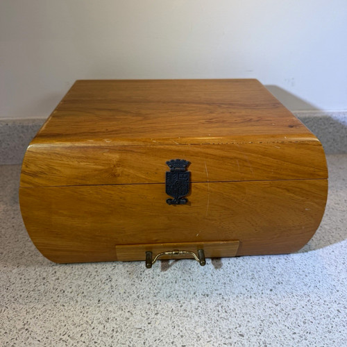 Wood cigar humidor - cigar,