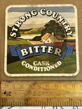 VINTAGE BEER MAT - Thomas Strong Ales Romsey Kent Bitter