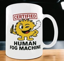 Funny Mug For Men, Vaping Mug For Him, Christmas Birthday Gift. Secret Santa 