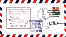 Astronaut Jim Buchli STS29 signed Launch Date US Space Mail FDC Space Shuttle