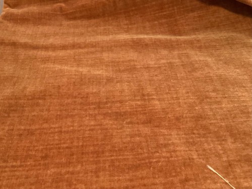 Orange rust velvet - orange, 2