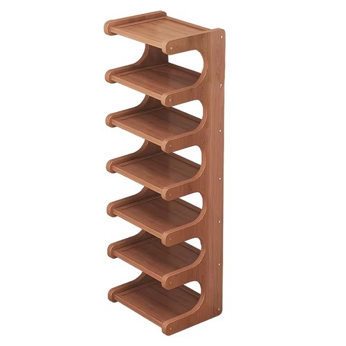 Tier wooden shoe rack - 7,