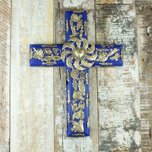 Mexican milagro cross - mexican,