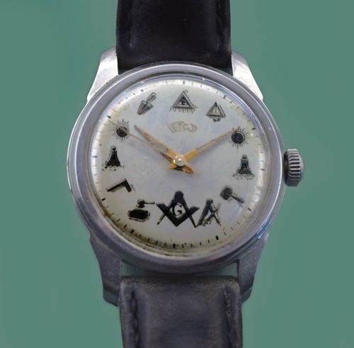 Vintage masonic dial - 40's,