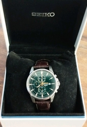 Seiko men chronograph - men's,