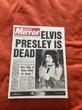 elvis presley Dead Mirror August 17 1977 REPRINT Newspaper Page 3 Nicki Debuse