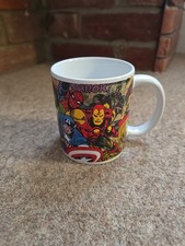 Marvel Ceramic Mug Superhero Face Design