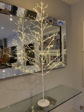 129 LED Light White Twig Tree