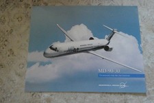 McDonnell Douglas MD-90-30, manufacturers 2-sided A4 promotional brochure