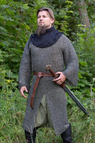 Medieval riveted chain mail - chain,