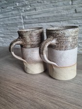 Pair Of Hand Thrown Stoneware