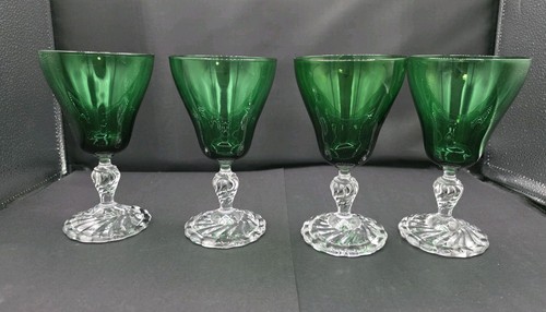 Fostoria colonial dame green - dame,
