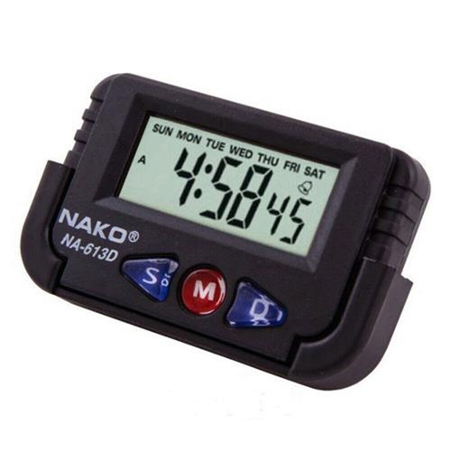 Car dashboard desk alarm clock - car,