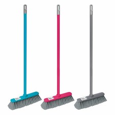 Indoor Soft Sweeping Brush Head Handle Kitchen Broom Floor Sweeper Cleaning