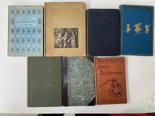 7 x Antiquarian Books Joblot ( Full list below )