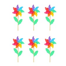 6pcs Children Wooden Pole