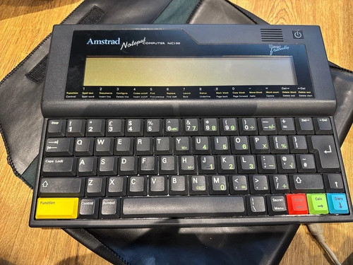 Amstrad nc100 notepad computer - amstrad,