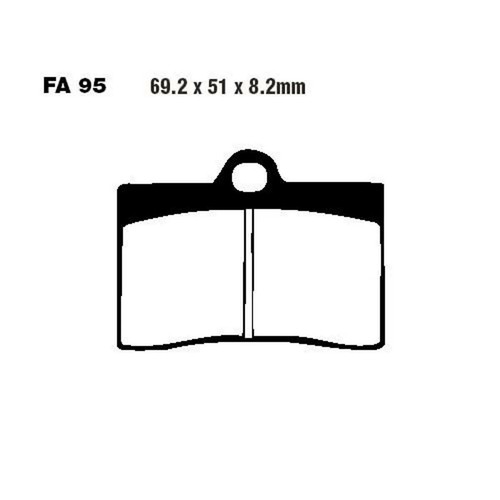 Pair ebc brake - brake, v