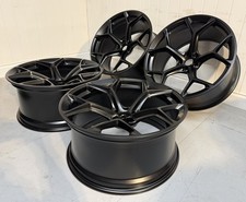 Genuine 22” Audi RS6 RS7 4A5 4KA Performance Alloy Wheels Black 4K0601025BM