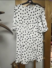 polka dot tshirt dress size 16