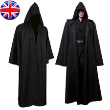Hooded Robe Star Wars Jedi Halloween Sith Knight Wizard Cloak Costume Cosplay