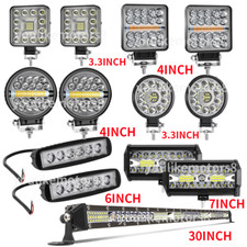12-24V Car LED Work Light Bar Flood Spot Light Driving Offroad Truck SUV 4x4 ATV