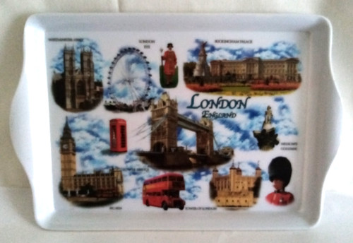 Tray london england - tray,